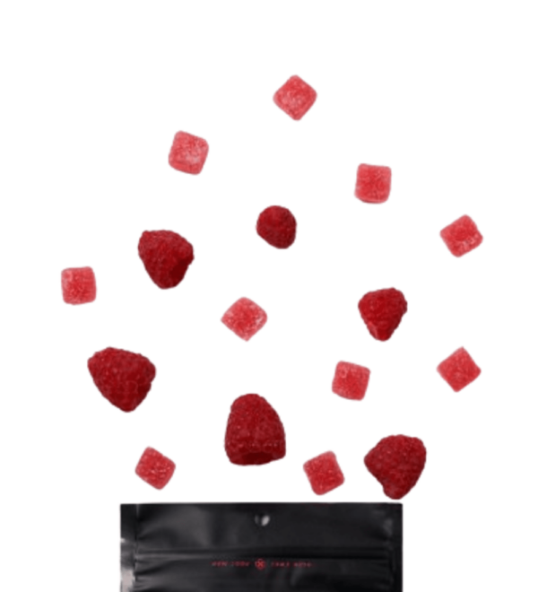 GH Raspberry Gummies 100mg